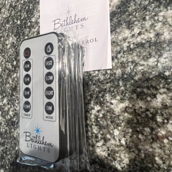 4 / $12 Bethlehem Lights Touch Candle Remote Control NIP with Manual New Sealed - Picture 2 of 3